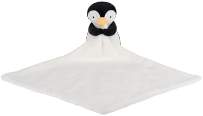 Apricot Lamb Black Penguin Security Blanket for Infants