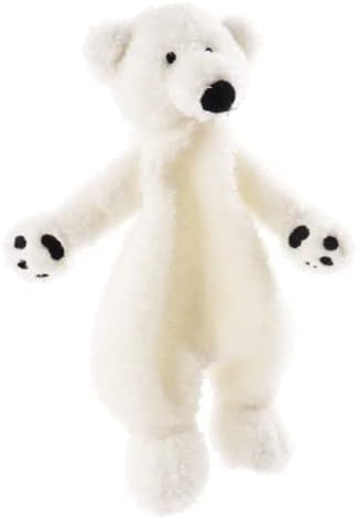Apricot Lamb 10 Inch White Polar Bear Security Blanket 1