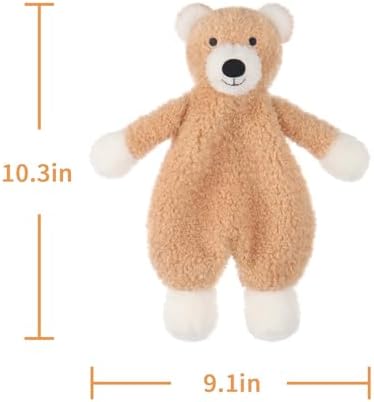 Apricot Lamb Lovely Bear Soft Lovey Blanket for Babies