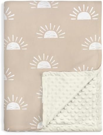 Sun Minky Baby Blanket 30x40 Inches for Newborn and Toddler