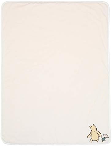 Lambs Ivy Disney Baby Storytime Pooh Ultra Soft Fleece Blanket - Cream