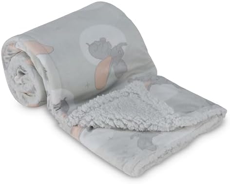 Disney Character Fuzzy Double Sided Baby Blanket 30x40 Inches
