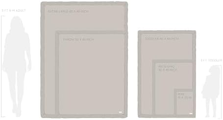 SARANONI Security Blanket for Baby Super Soft Gray
