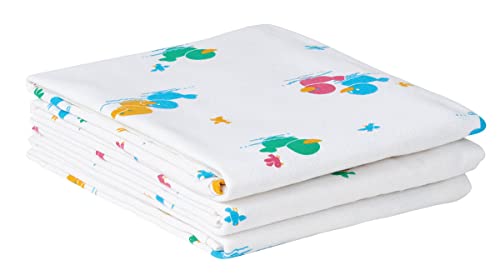 Medline Duck Print Baby Blanket - 36 x 40 Soft Durable