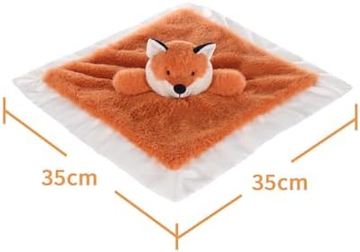 Apricot Lamb Yellow Fox Security Blanket 14 Inches
