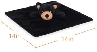 Apricot Lamb Lovey Blanket for Babies 14x14 Inches