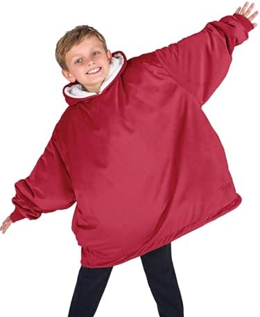 Bare Home Wearable Blanket Hoodie - Soft Plush Sherpa 1