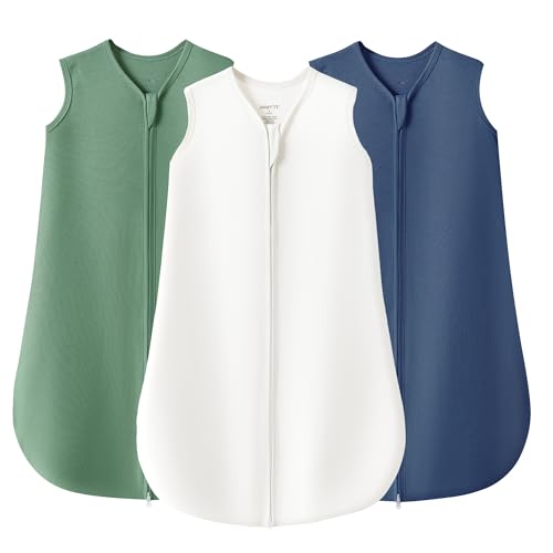 JELLYMONI 18-24 Months Sleep Sack 3 Pack 100 Cotton 05 TOG