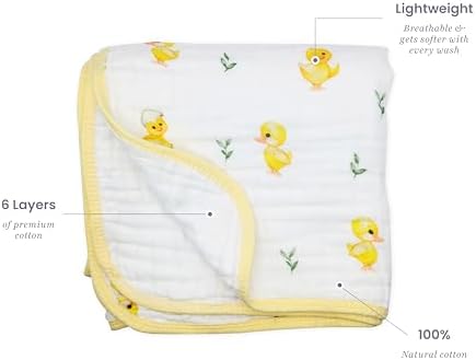 Soft Cotton Baby Blanket for Newborns and Toddlers
