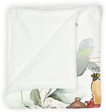 Custom Classic Pooh Bear Blanket with Name