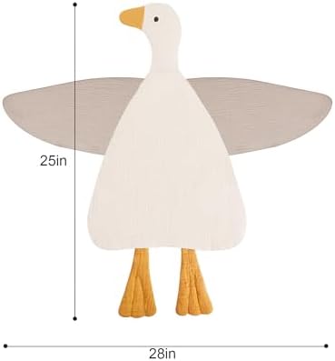 Wimist Baby Lovey Blanket Duck Toys for Newborn 0-6 Months