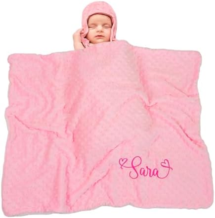 Personalized Baby Blanket with Name 27x35 Inch
