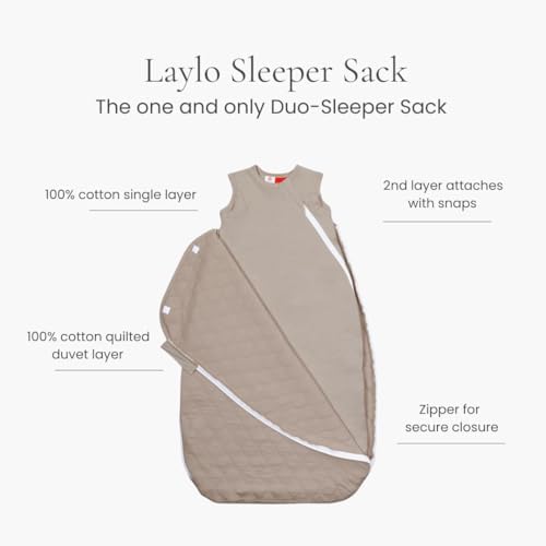 Emb Laylo Sleep Sack Duo - 6-24 Mos 100 Cotton