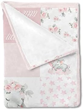 HawSkgFub Flannel Elephant Blanket for Baby Toddler Kids