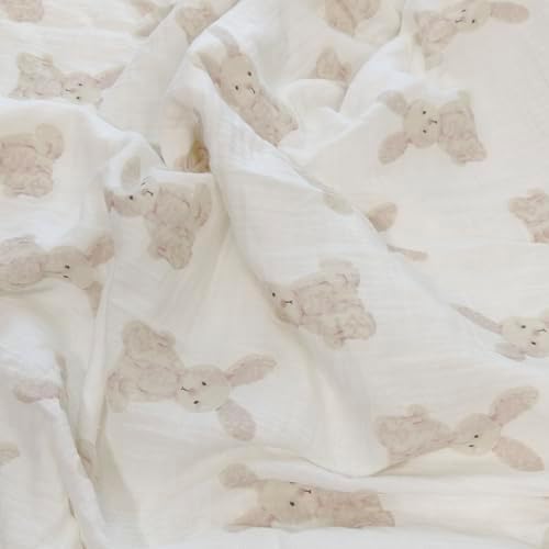 Gunnaicat 40x40 Baby Blanket Double Layer with Dotted Backing