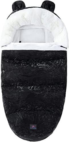 KFLING Baby Sleeping Bag Thickened Velvet Warm Winter Footmuff