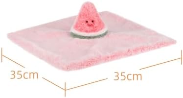 Apricot Lamb Watermelon Pattern Baby Lovey Blanket