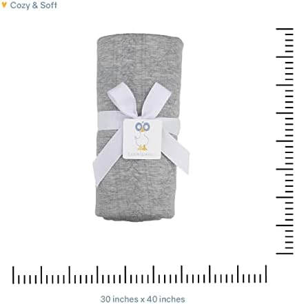 GooseWaddle Luxury Knit Baby Blanket 30x40 Lavender