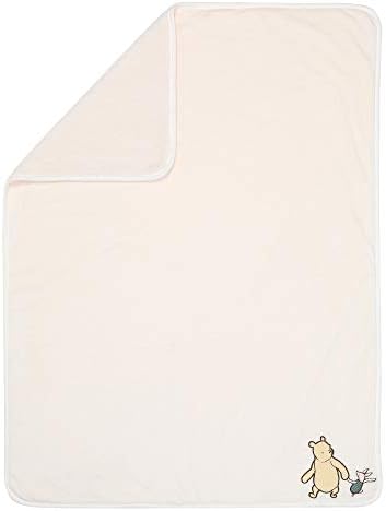 Lambs Ivy Disney Baby Storytime Pooh Ultra Soft Fleece Blanket - Cream