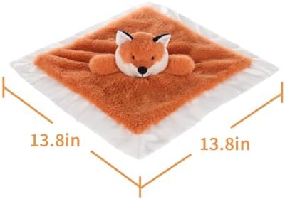 Apricot Lamb Yellow Fox Security Blanket 14 Inches