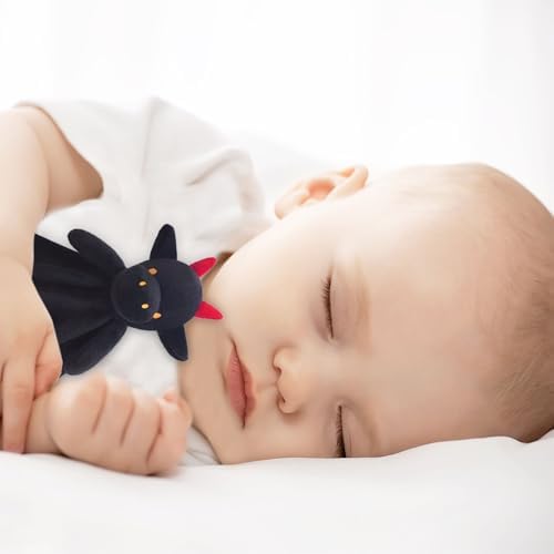 Baby Black Dragon Soft Stuffed Security Blanket 14 Inches