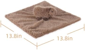 Apricot Lamb Capybara Security Blanket for Babies 14 Inches 1