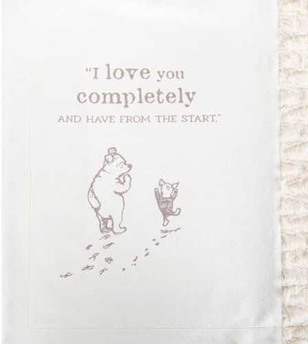 DEMDACO Pooh Classic Yellow Bear 30x40 Inch Blanket