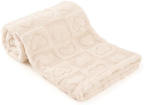 VEIDIA Plush Checkered Baby Blanket Soft Warm for Newborns