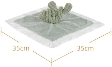 Apricot Lamb Cactus Blanket Soft Lovey for Babies 1