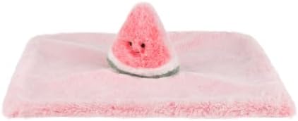 Apricot Lamb Watermelon Pattern Baby Lovey Blanket