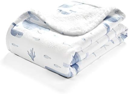 Lush Decor Baby Seaside Sherpa Blanket 30x40