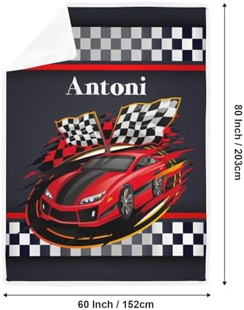 Deven Race Car Cooling Blanket for Kids