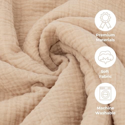 ZICOTO Soft Muslin Cotton Baby Blanket