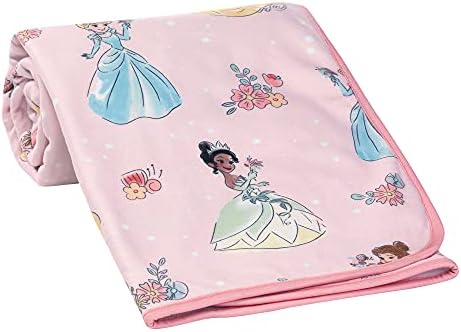 Disney Princesses Baby Blanket - 30 X 40 Soft Cozy Fleece
