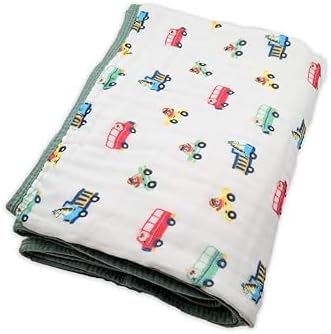 Soft Cotton Baby Blanket - Lightweight and Breathable for Newborns