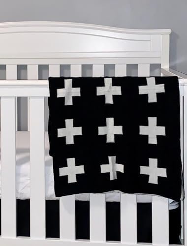 Mimixiong Baby Blanket 30x40 Inch Cross Swiss Pattern