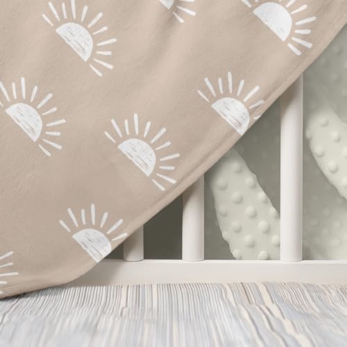 Sun Minky Baby Blanket 30x40 Inches for Newborn and Toddler