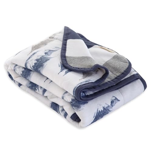 Burts Bees Baby Reversible Blanket 30x40 Inch 1