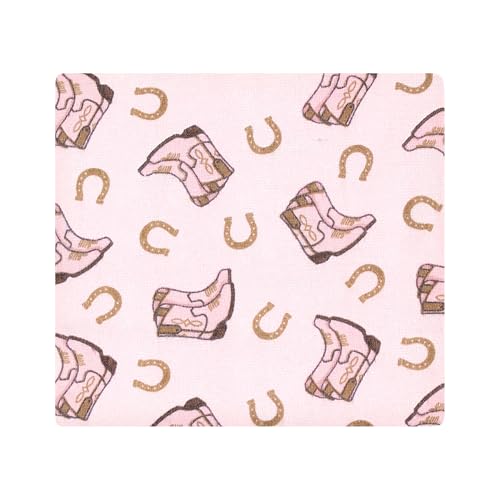 Hudson Baby Unisex Flannel Receiving Blankets 7-Pack Cowgirl