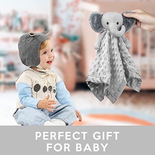 Pro Goleem Elephant Lovey Baby Blanket 16 Inch 1