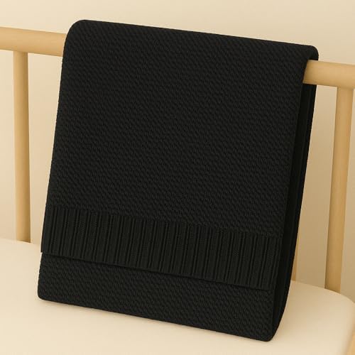 Noni Baby Knit Blanket 30x40in Cozy Nursery Blanket