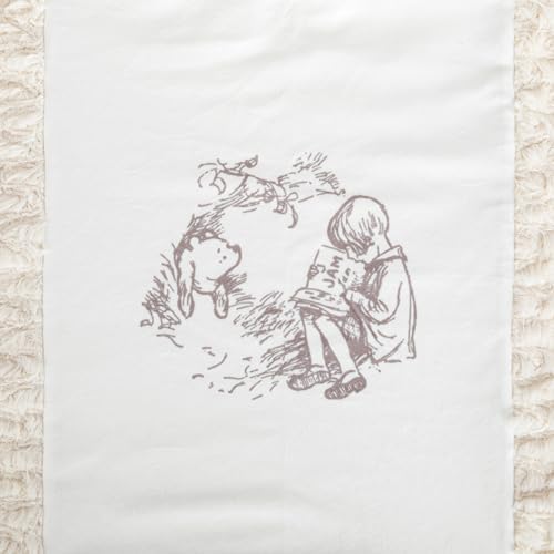 DEMDACO Pooh Classic Yellow Bear 30x40 Inch Blanket