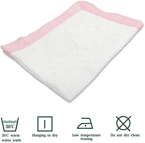 MONOBLANKS Baby Quilt Personalized Monogram Throw Blanket Four Seasons