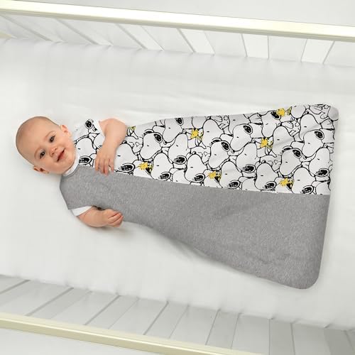 Lambs Ivy Snoopy Woodstock Breathable Cotton Baby Blanket