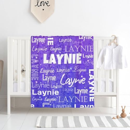 Personalized Baby Blanket With Name and Monogram