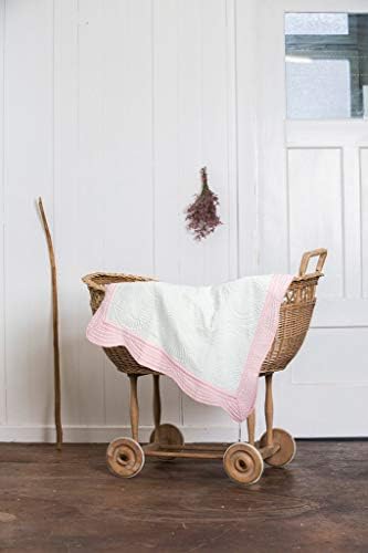 MONOBLANKS Baby Quilt Personalized Monogram Throw Blanket Four Seasons