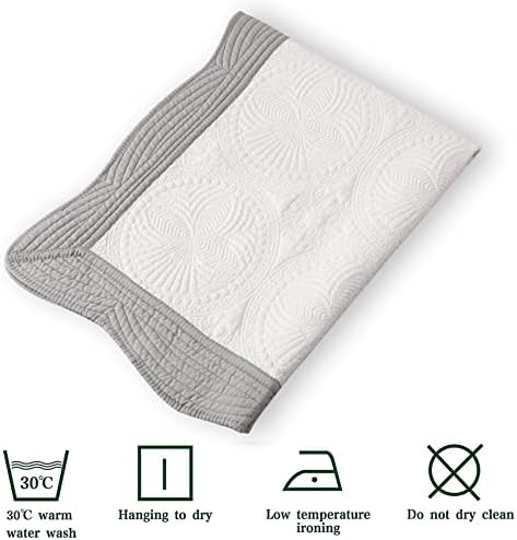 MONOBLANKS Baby Quilt Personalized Monogram Throw Blanket