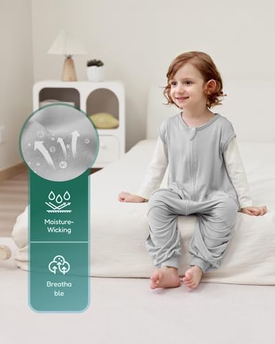 HOMEAL Toddler Sleep Sack with Feet 12M-7T
