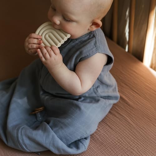 Mushie Organic Cotton Wearable Blanket for Babies 1