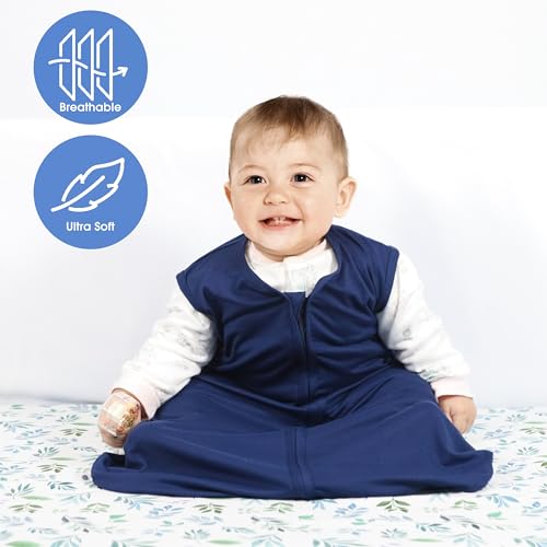Baby Sleep Sack 0-6 Months 100 Rayon Cotton 2-Way Zipper
